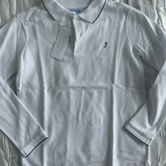 Boys white  Jacadi polo shirt - Picture 2 of 5
